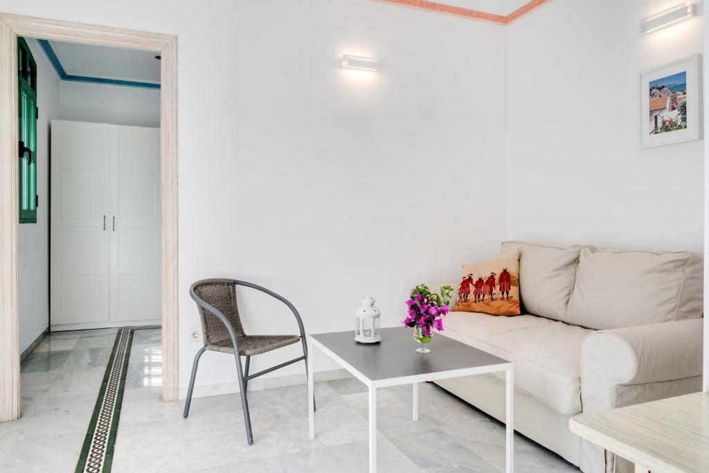 Posezení v ubytování Hostal Alegre