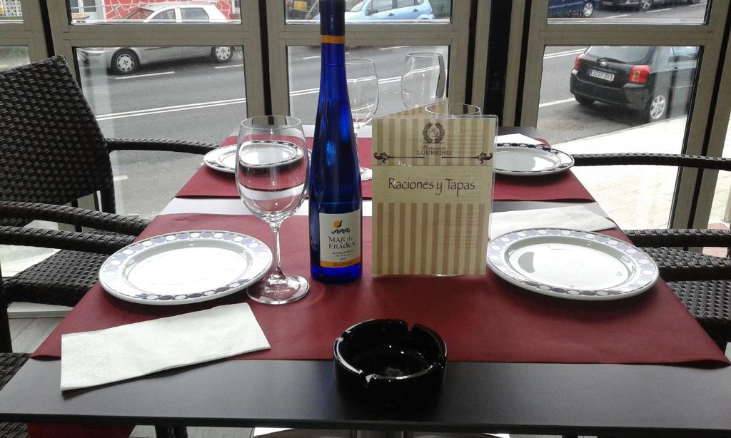 Nápoje v ubytování Hotel Restaurante Loureiro