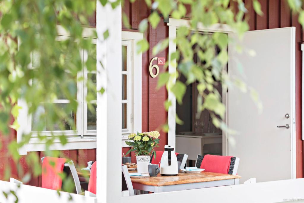 Patio nebo venkovní prostory v ubytování First Camp Torekov-Båstad