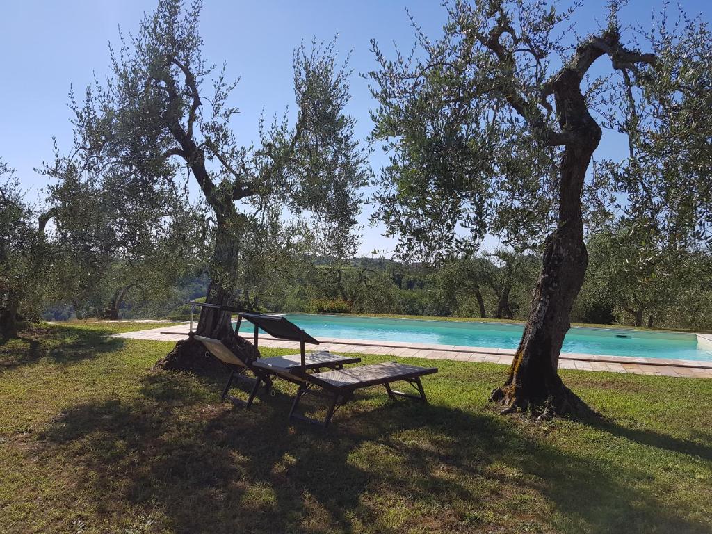 Bazén v ubytování Agriturismo Le Querce nebo v jeho okolí