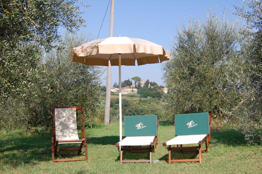Zahrada ubytování Agriturismo Le Querce