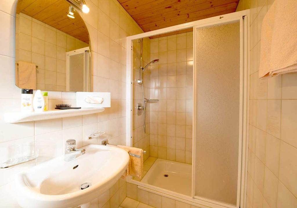 Koupelna v ubytování Haus Wilma