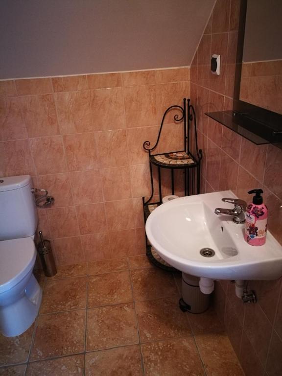 Kúpeľňa v ubytovaní Babie Lato
