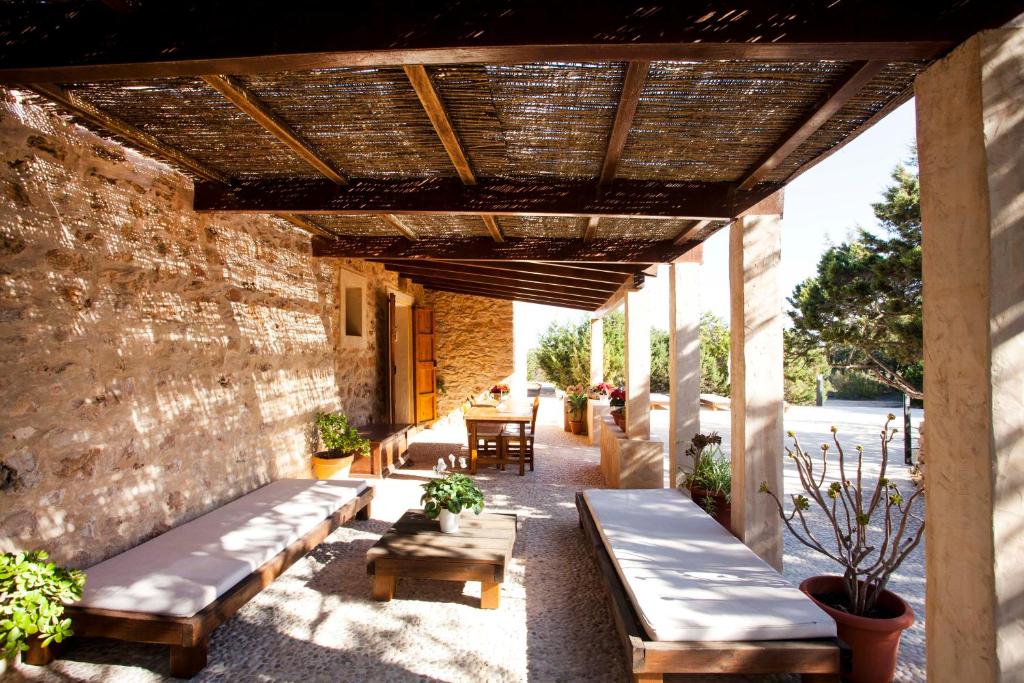Patio nebo venkovní prostory v ubytování Can Corda Formentera