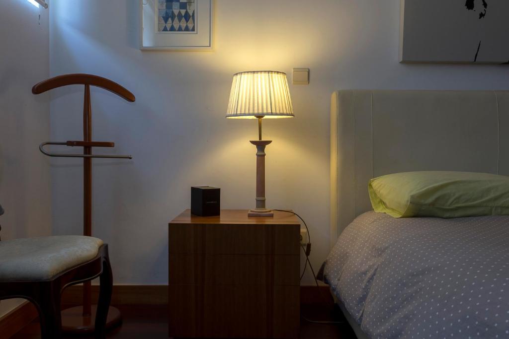 Postel nebo postele na pokoji v ubytování 43 House Azores
