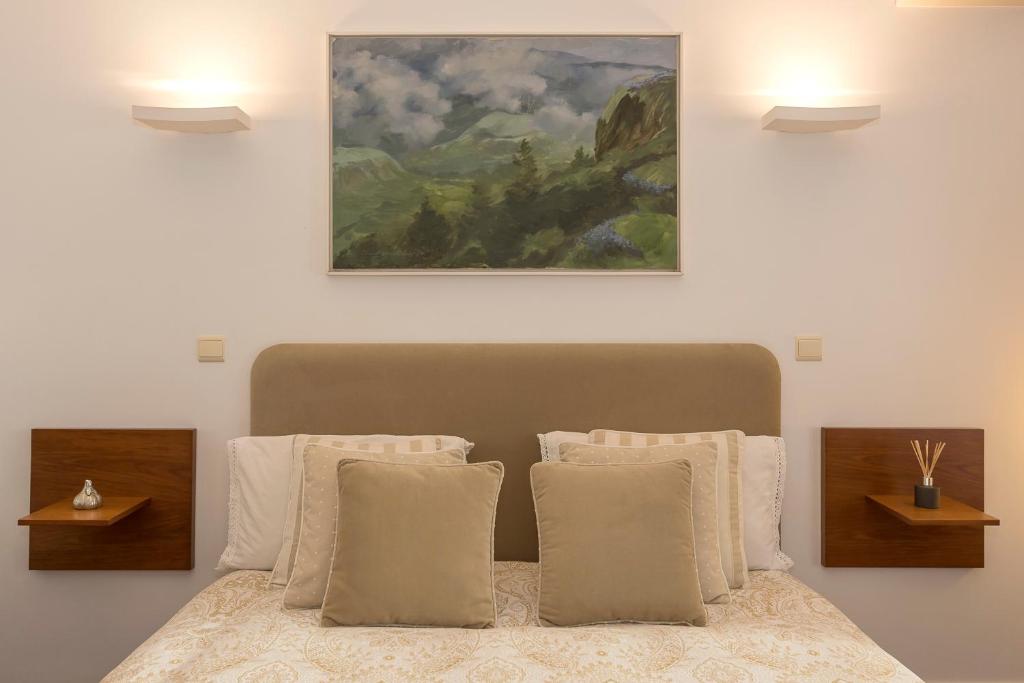 Postel nebo postele na pokoji v ubytování 43 House Azores