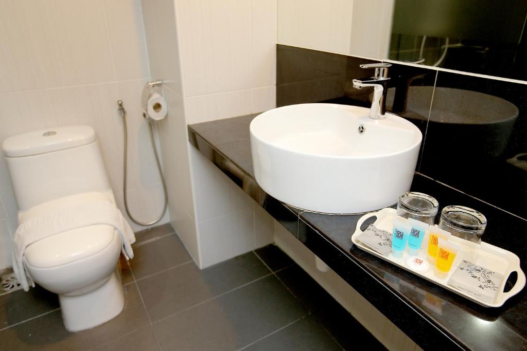 Koupelna v ubytování Ipoh Downtown Hotel