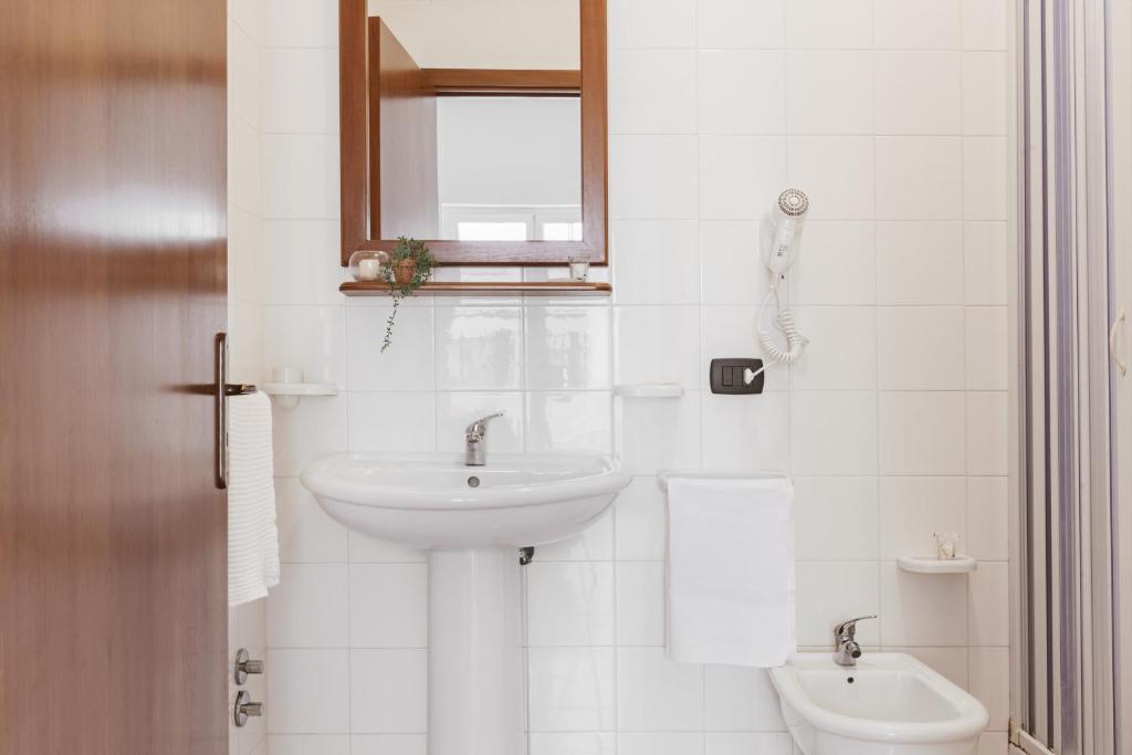 Koupelna v ubytování Hotel Bellavista