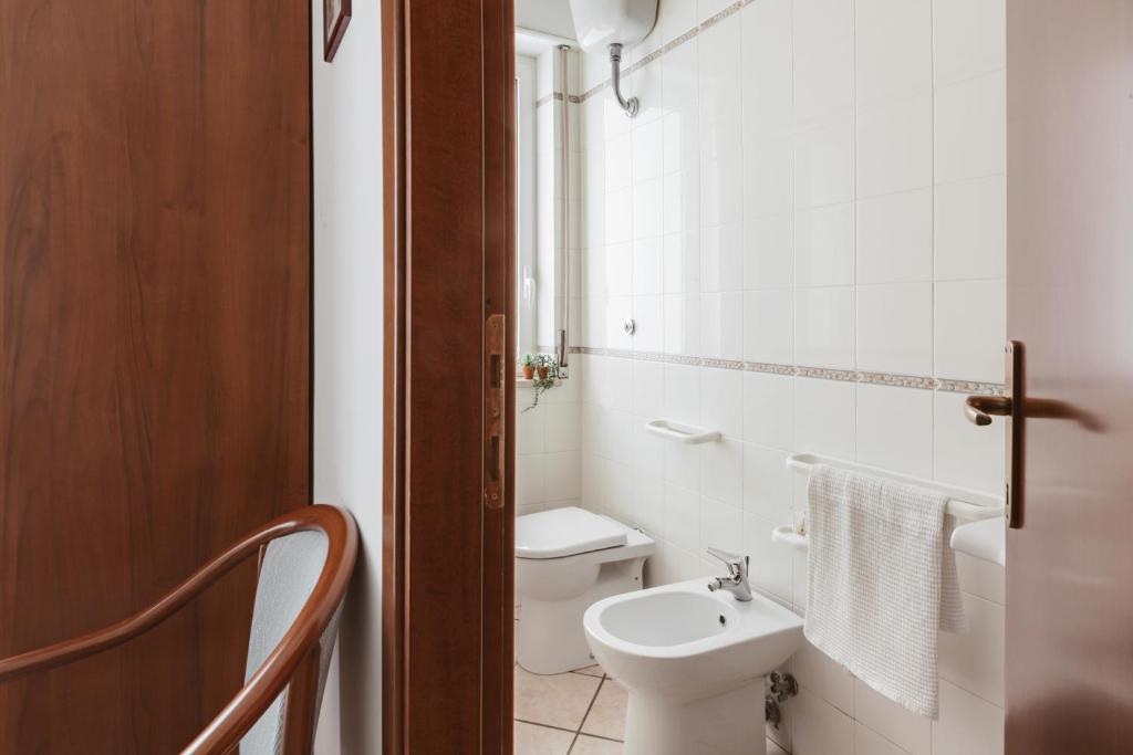 Koupelna v ubytování Hotel Bellavista