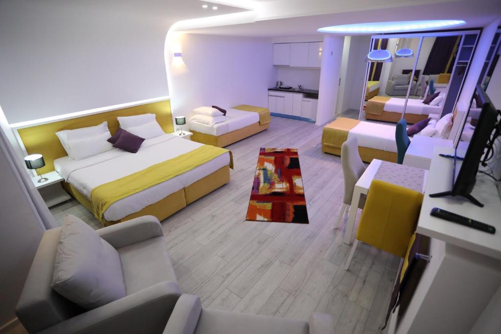 Postel nebo postele na pokoji v ubytování Hotel Boutique Libris