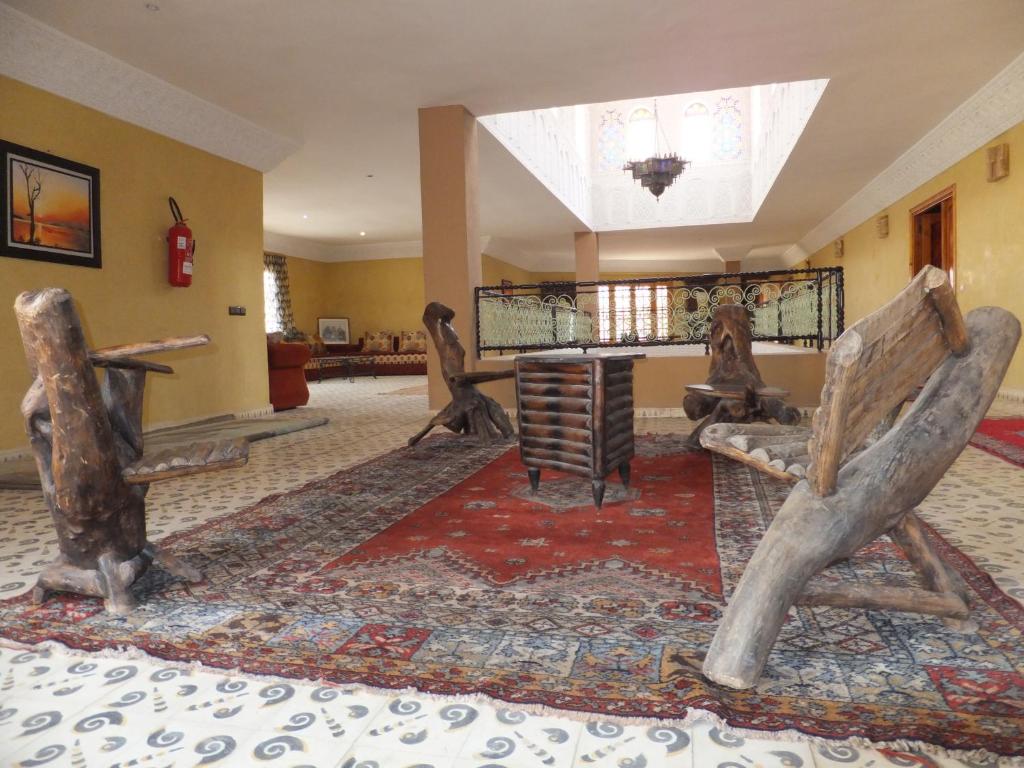 Postel nebo postele na pokoji v ubytování Hotel Taddart