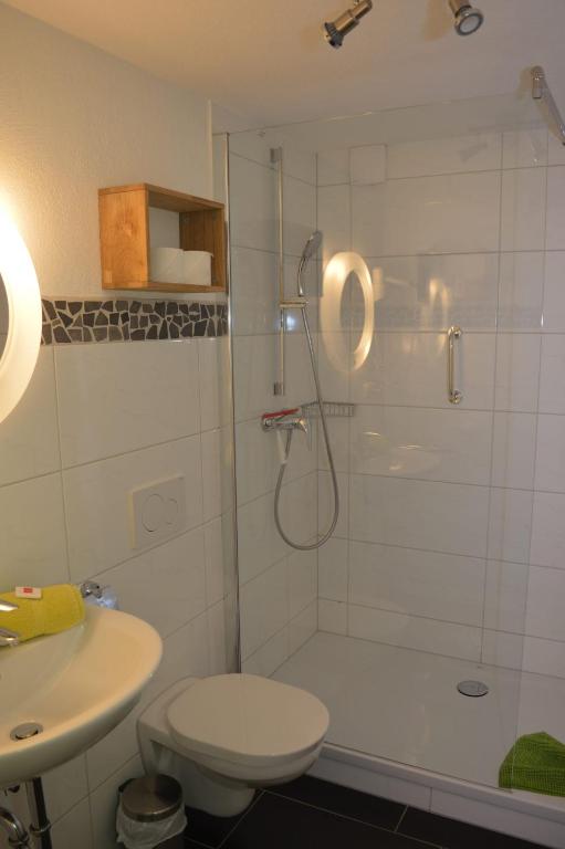 Koupelna v ubytování Grüner Hut - DEIN BERGHOTEL