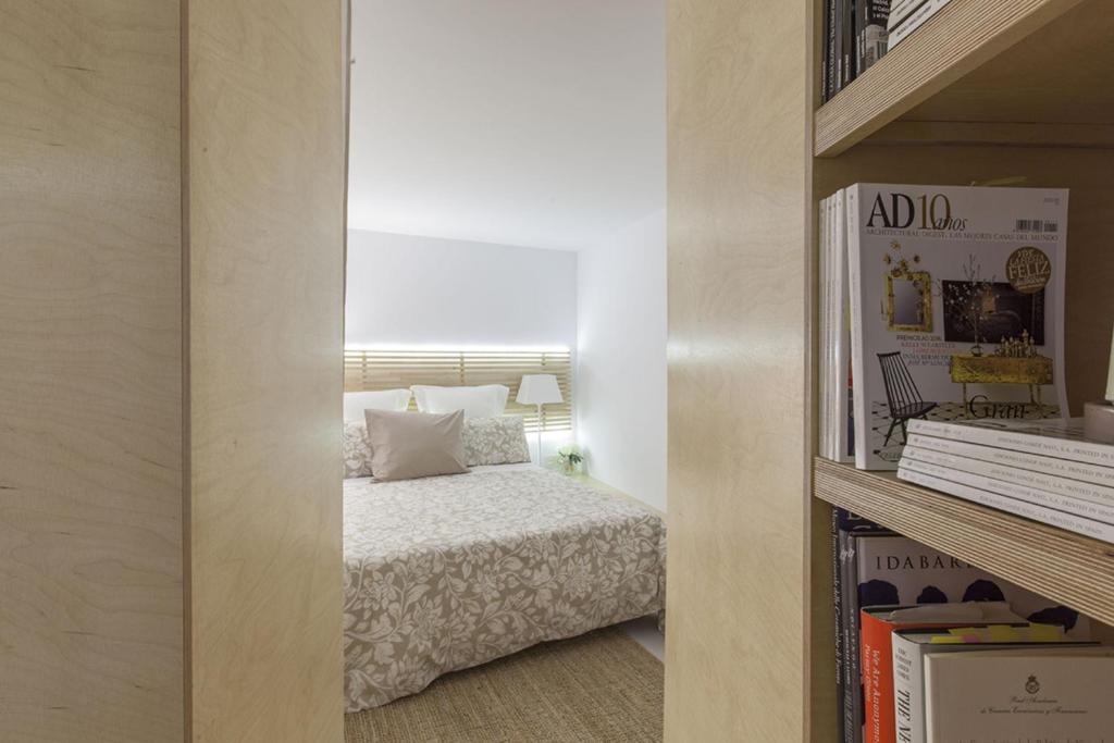 Postel nebo postele na pokoji v ubytování Madrid to heaven Apartment