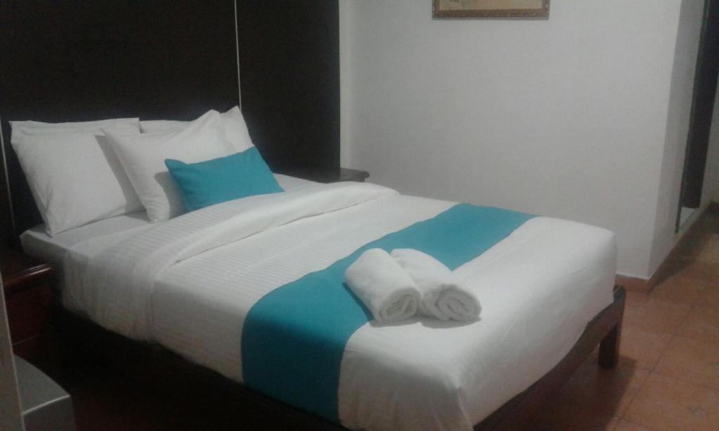 Postel nebo postele na pokoji v ubytování Hotel Via Espana