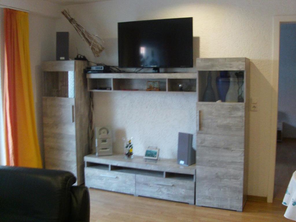 TV a/nebo společenská místnost v ubytování Ferienwohnung Mörlenbach