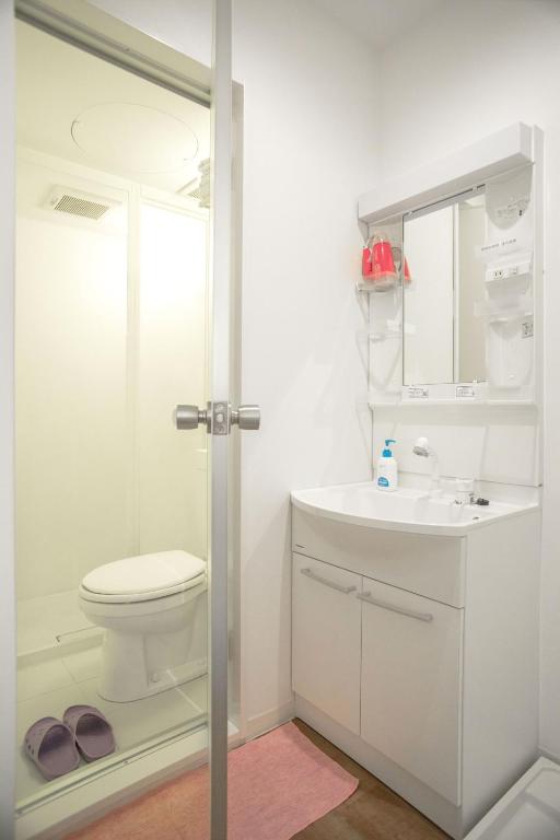 Koupelna v ubytování Osaka Tsuruhashitei Hotel Asahi group 大阪鶴橋亭ホテル