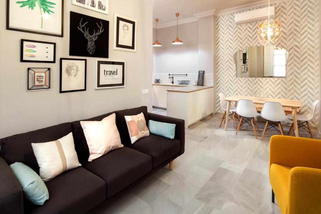 Posezení v ubytování Valentina Home