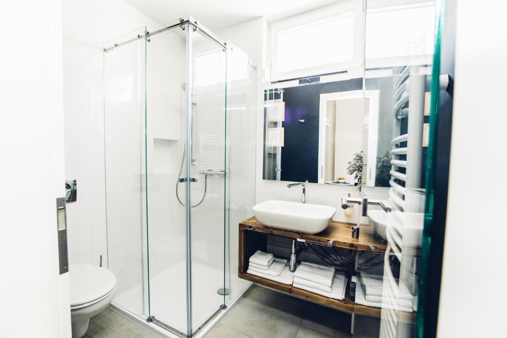 Kúpeľňa v ubytovaní Adele Apartments