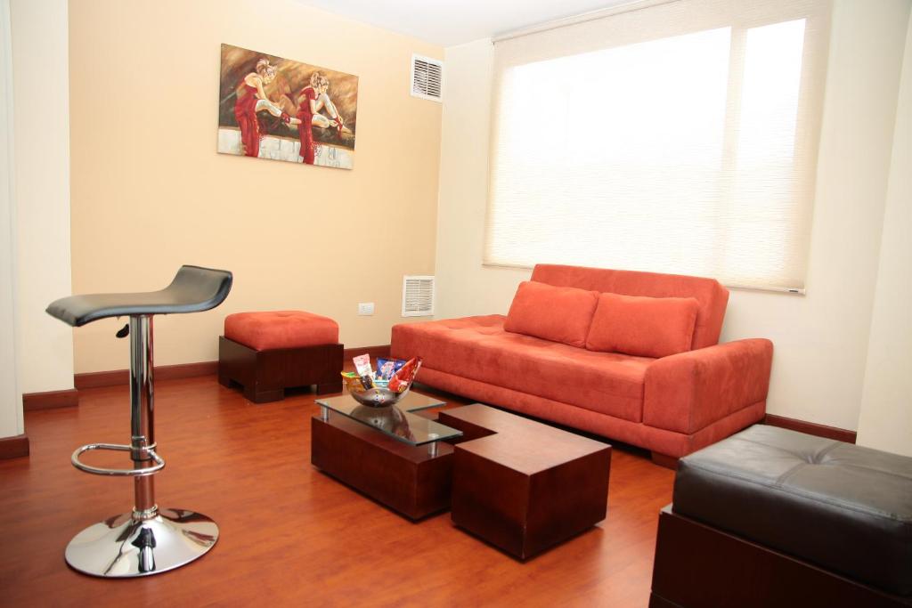 Posezení v ubytování Aparta-Suites Mirador del Recuerdo