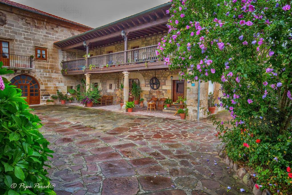 Zahrada ubytování Casa Velarde