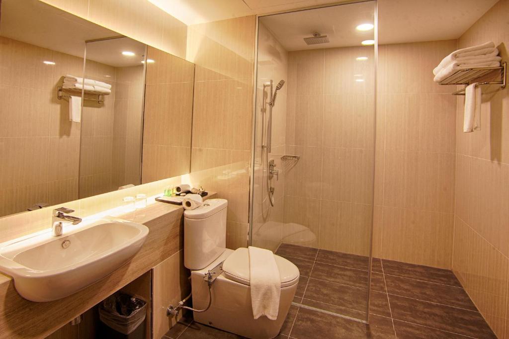 Koupelna v ubytování Millesime Hotel Johor Bahru