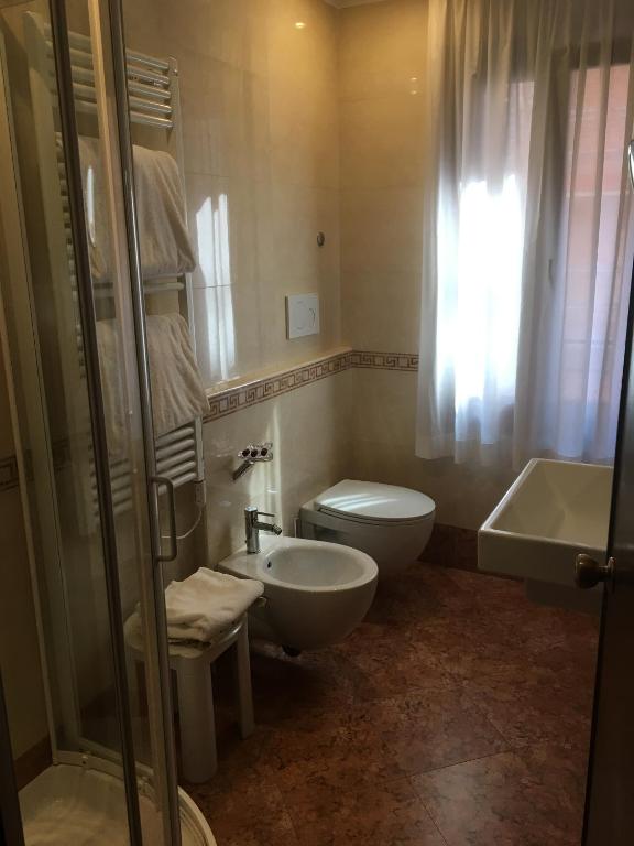 Koupelna v ubytování Royal San Marco Hotel