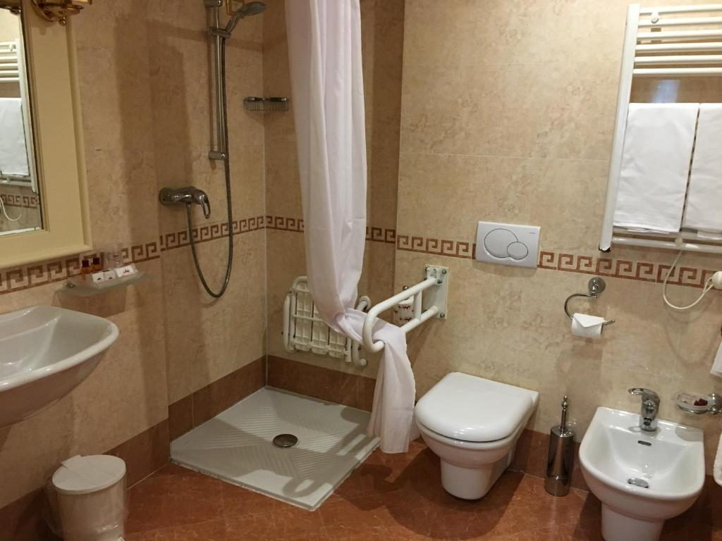 Koupelna v ubytování Royal San Marco Hotel