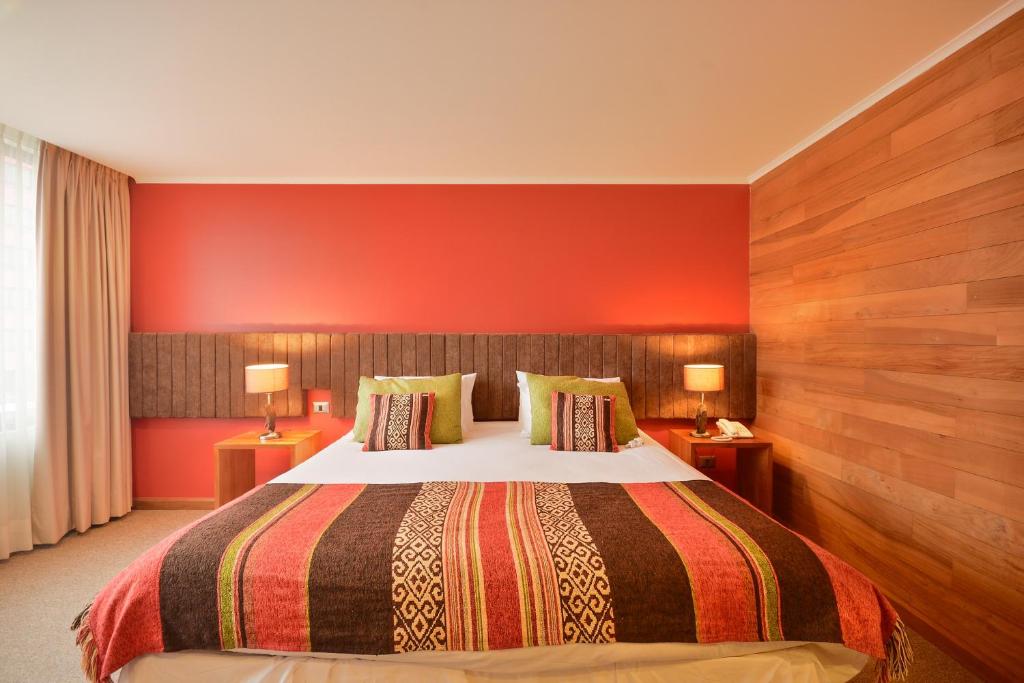 Postel nebo postele na pokoji v ubytování Hotel Terraza Suite