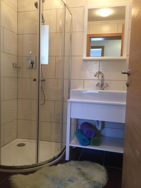 Koupelna v ubytování Haus Astner