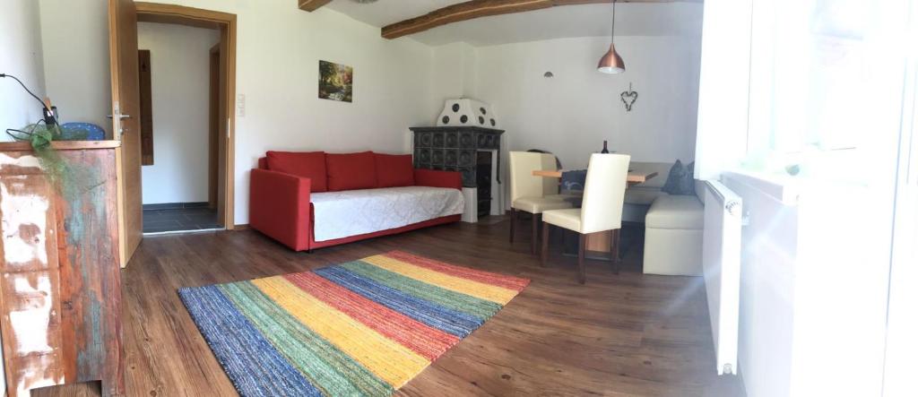 Postel nebo postele na pokoji v ubytování Haus Astner