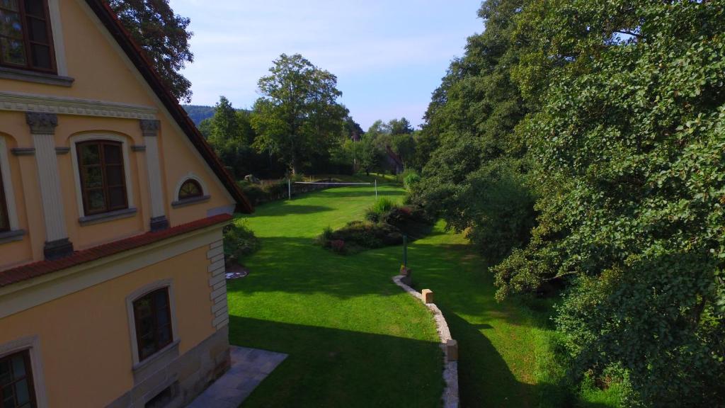Zahrada ubytování Bělský Dvůr
