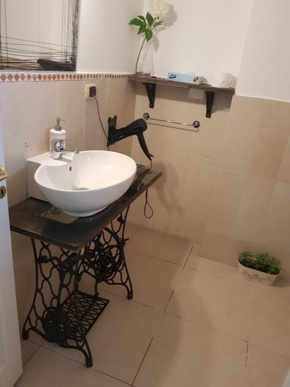 Koupelna v ubytování B&B Albaluna