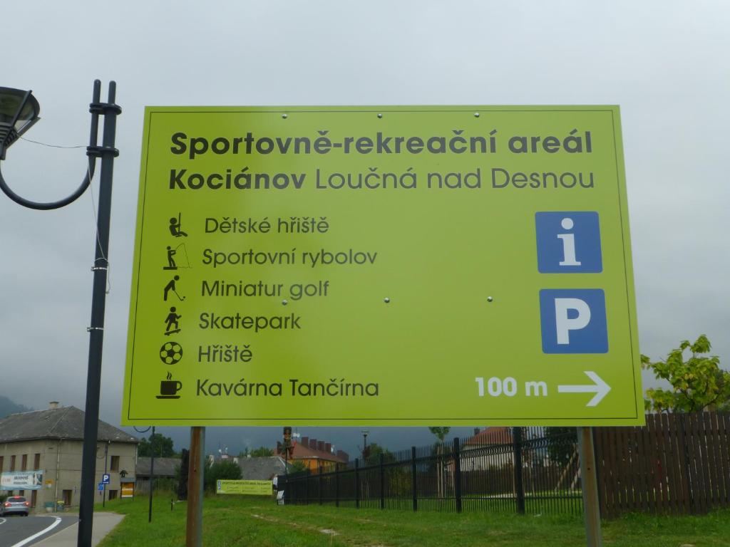 Certifikát, hodnocení, plakát nebo jiný dokument vystavený v ubytování Apartmány Kouty - Jeseníky