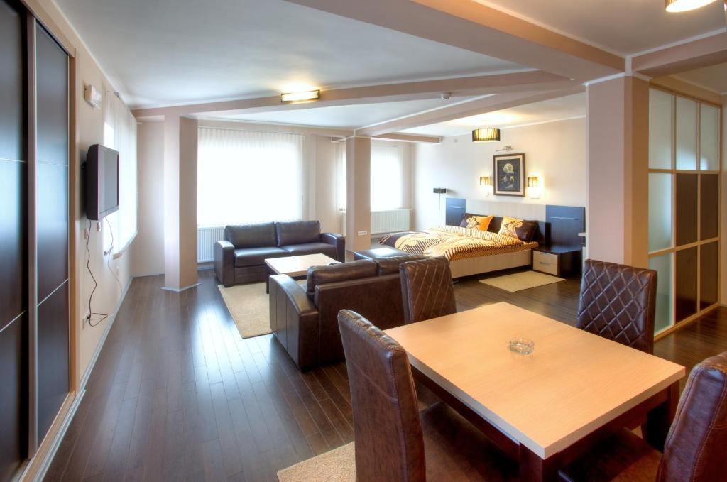 TV a/nebo společenská místnost v ubytování Guesthouse Vitez