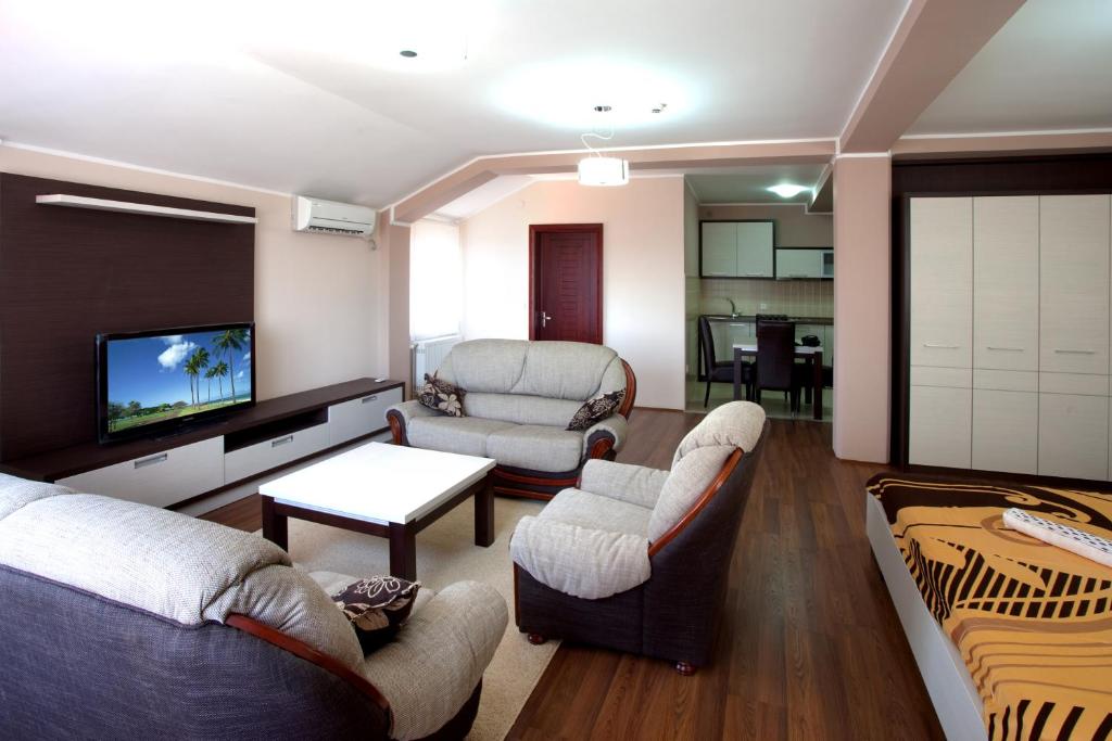 Posezení v ubytování Guesthouse Vitez