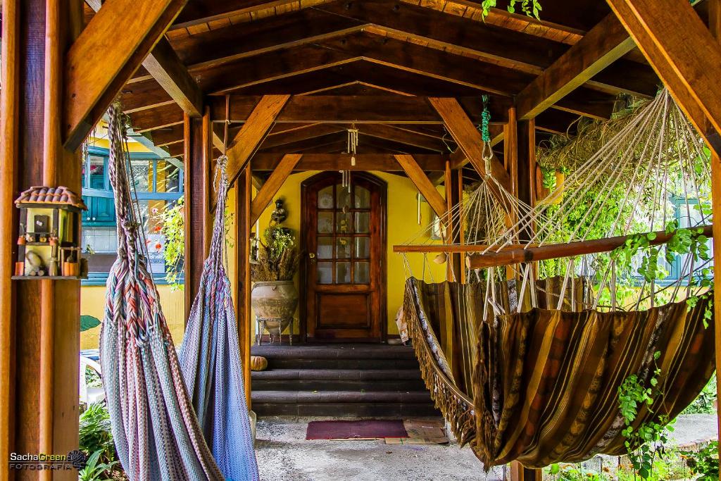 Zahrada ubytování Hostal Saint Mary´s Tababela