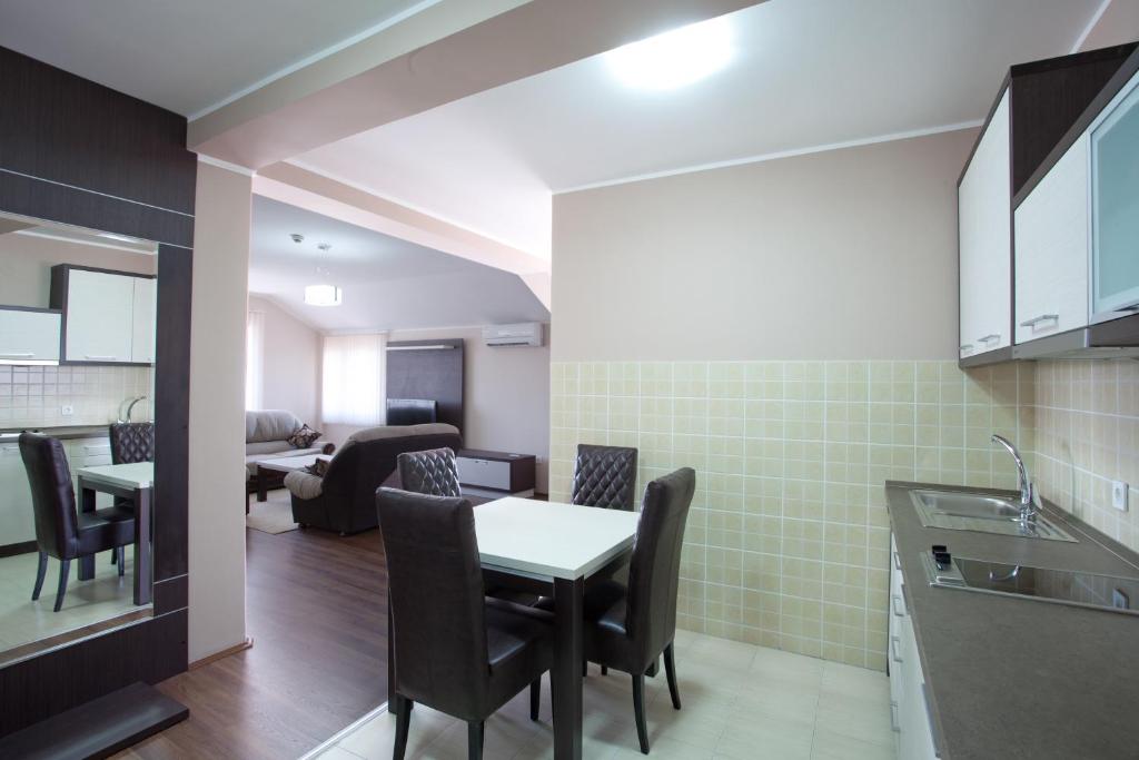 Kuchyň nebo kuchyňský kout v ubytování Guesthouse Vitez