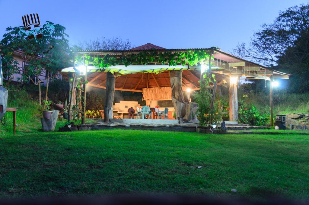 Zahrada ubytování Hostal y Cabañas Aorangi
