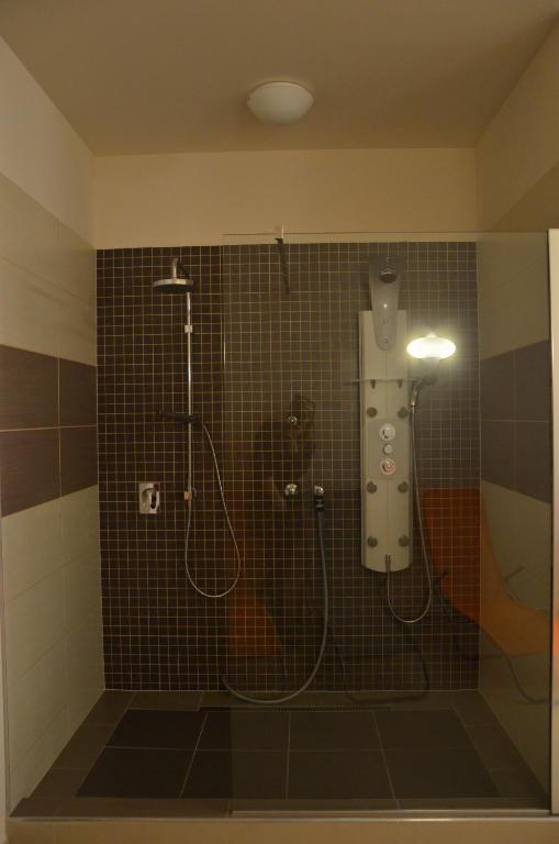 Koupelna v ubytování Hotel U Kozicky