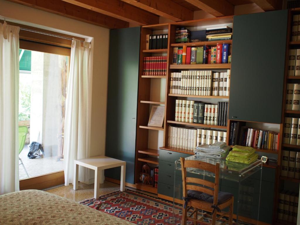 Knihovna v bed and breakfast