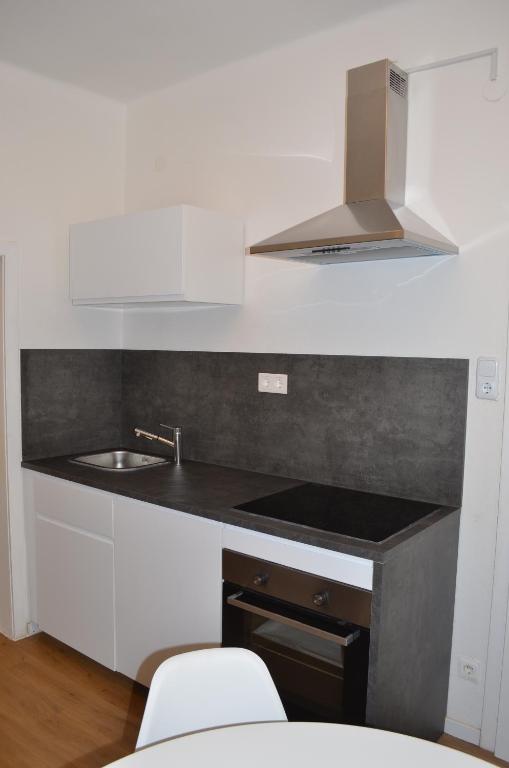 Kuchyň nebo kuchyňský kout v ubytování Stadtzentrum Mariazell