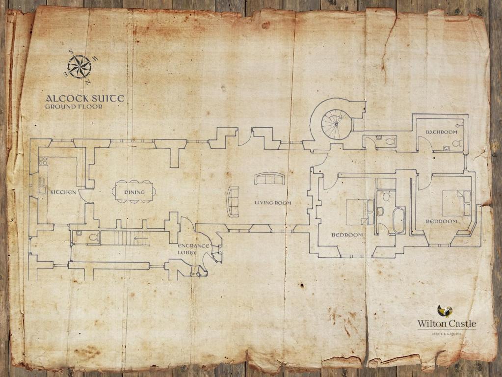 Půdorys ubytování Wilton Castle