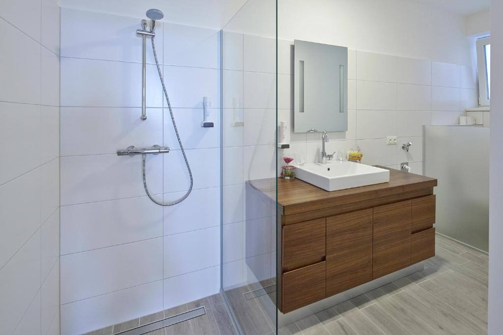Kúpeľňa v ubytovaní Apartment Markt Ardagger