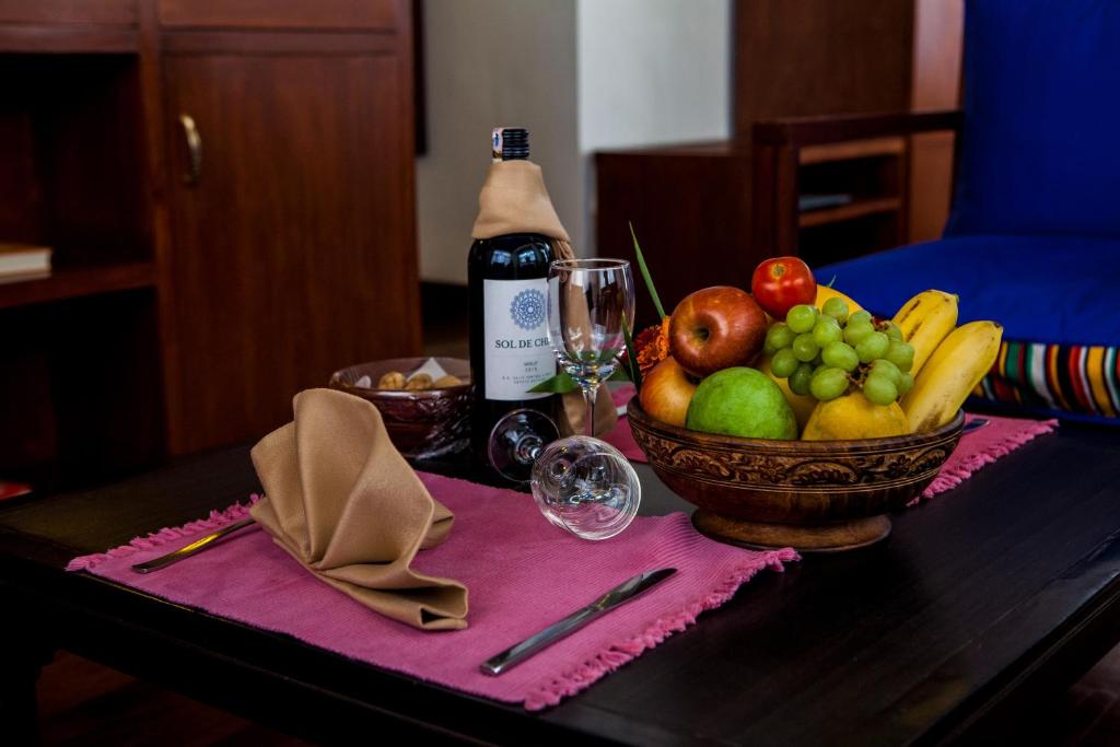 Nápoje v ubytování Shambaling Boutique Hotel