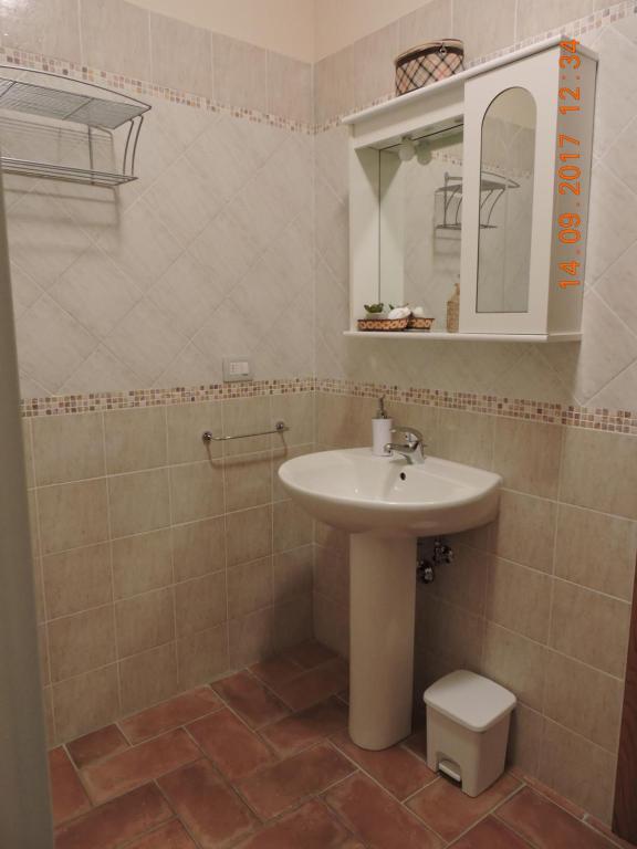 Koupelna v ubytování Casa Cardarella