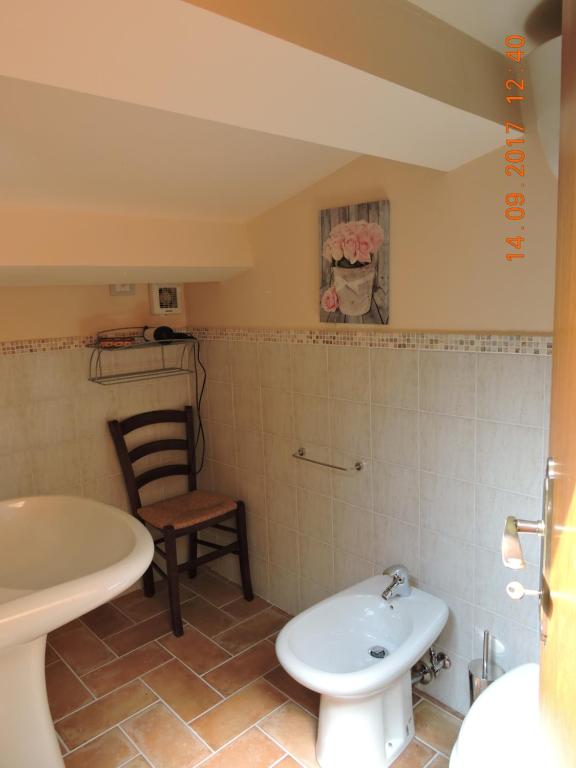 Koupelna v ubytování Casa Cardarella