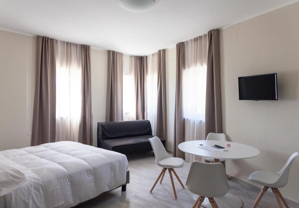 Posteľ alebo postele v izbe v ubytovaní Hotel & Wellness Stella Delle Langhe