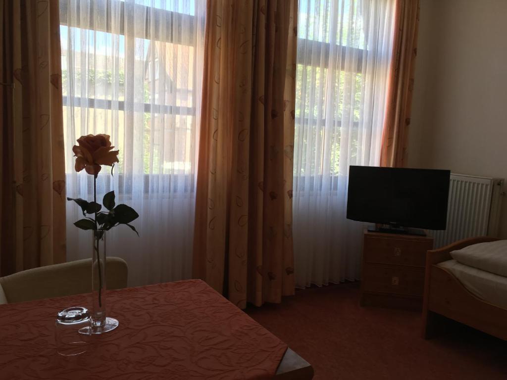 TV a/nebo společenská místnost v ubytování Wittlers Hotel
