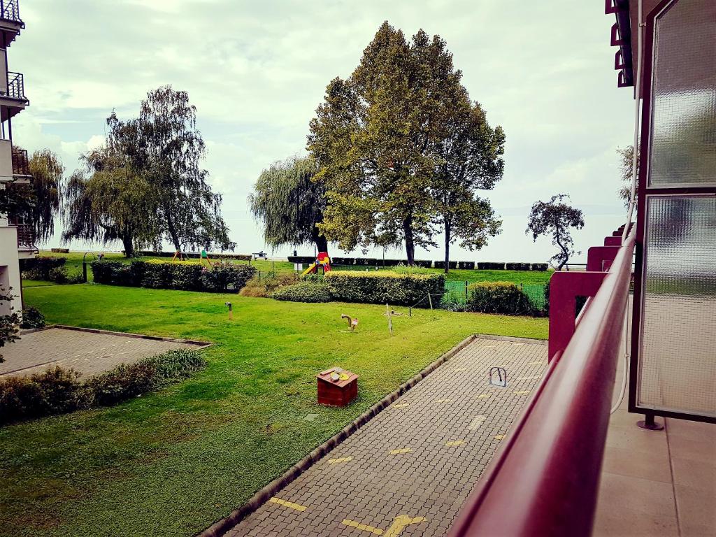 A garden outside Emi apartman