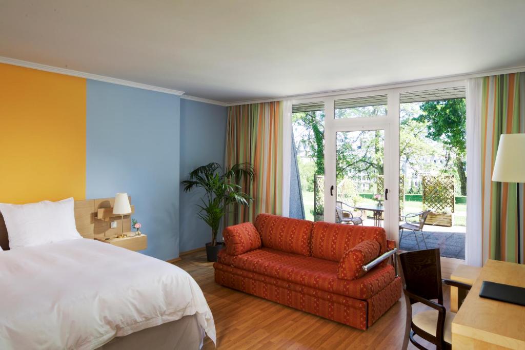 Posezení v ubytování Hotel Parc Belle-Vue